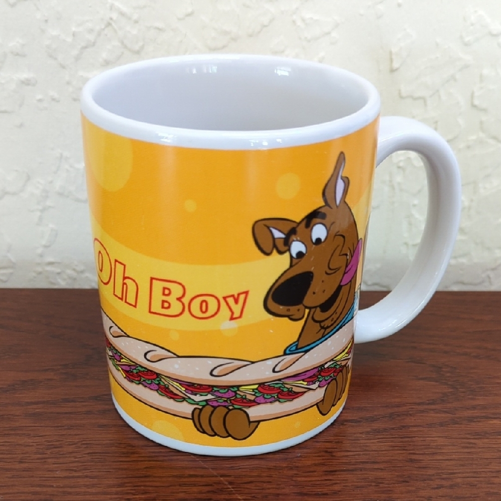 Scooby-Doo Vintage Yellow Oh Boy Hero Sandwich Coffee Tea Mug